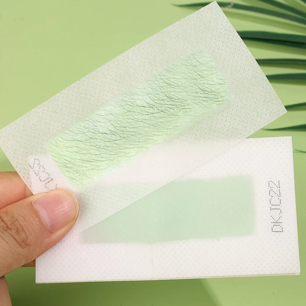 Natural Wax Lip Hair Removal Strips Kit Professional Hair Removal Wax Paper for Leg Body Face Efficient Waxing Strip Beauty Tool