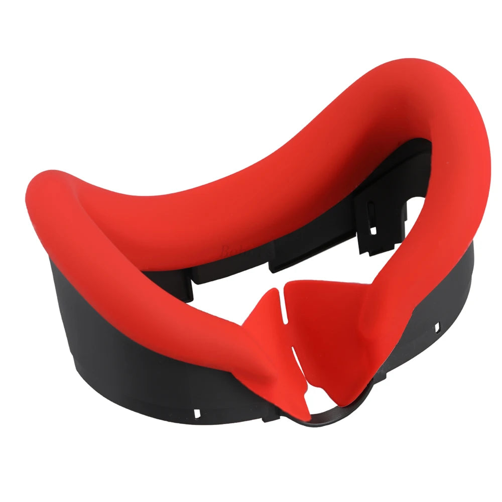 Silicone VR Face Mask For Meta Quest 3 Facial Interface Sweatproof Mask Face Cushion Lightproof Mask Face Cover VR Accessories