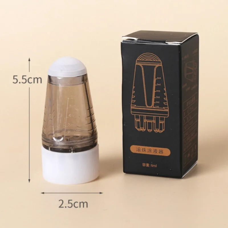 6ml Scalp Applicator, Mini Head Massager, Roll-On Brush, Hair Growth Oil Applicator, Massage Comb