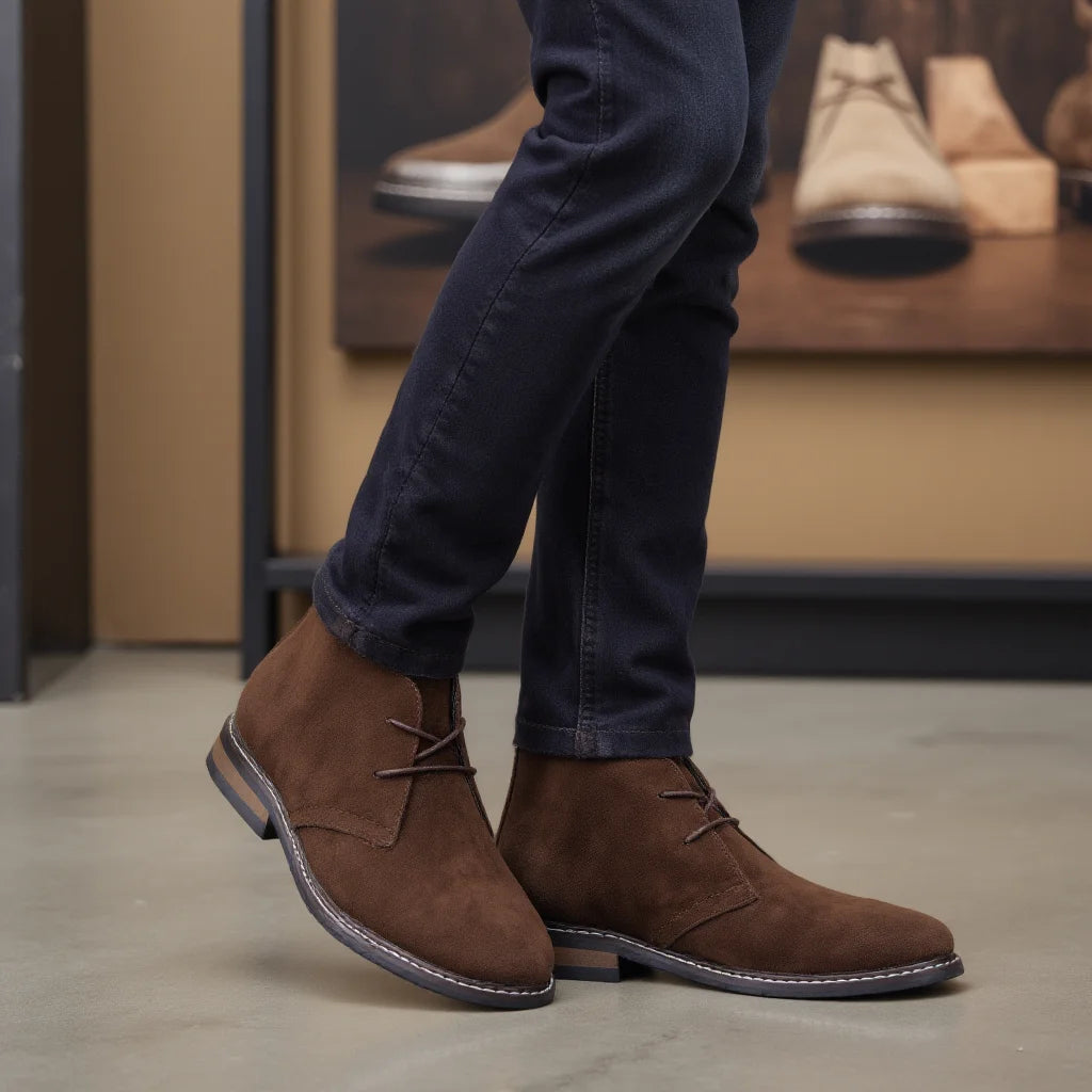 Size 7-12 Men Desert Boots Retro American style Men Ankle Boots #KD582