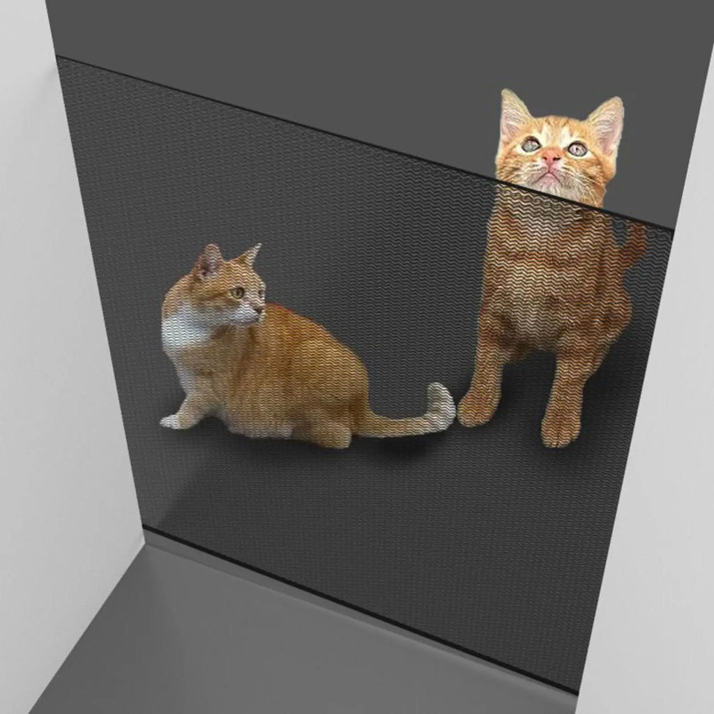 Retractable Pet Gate Childproof Net Indoor Mesh Fence for Dogs Kitten No-Drill Cat Baffle for Hallway Stairway Balcony Yard Door