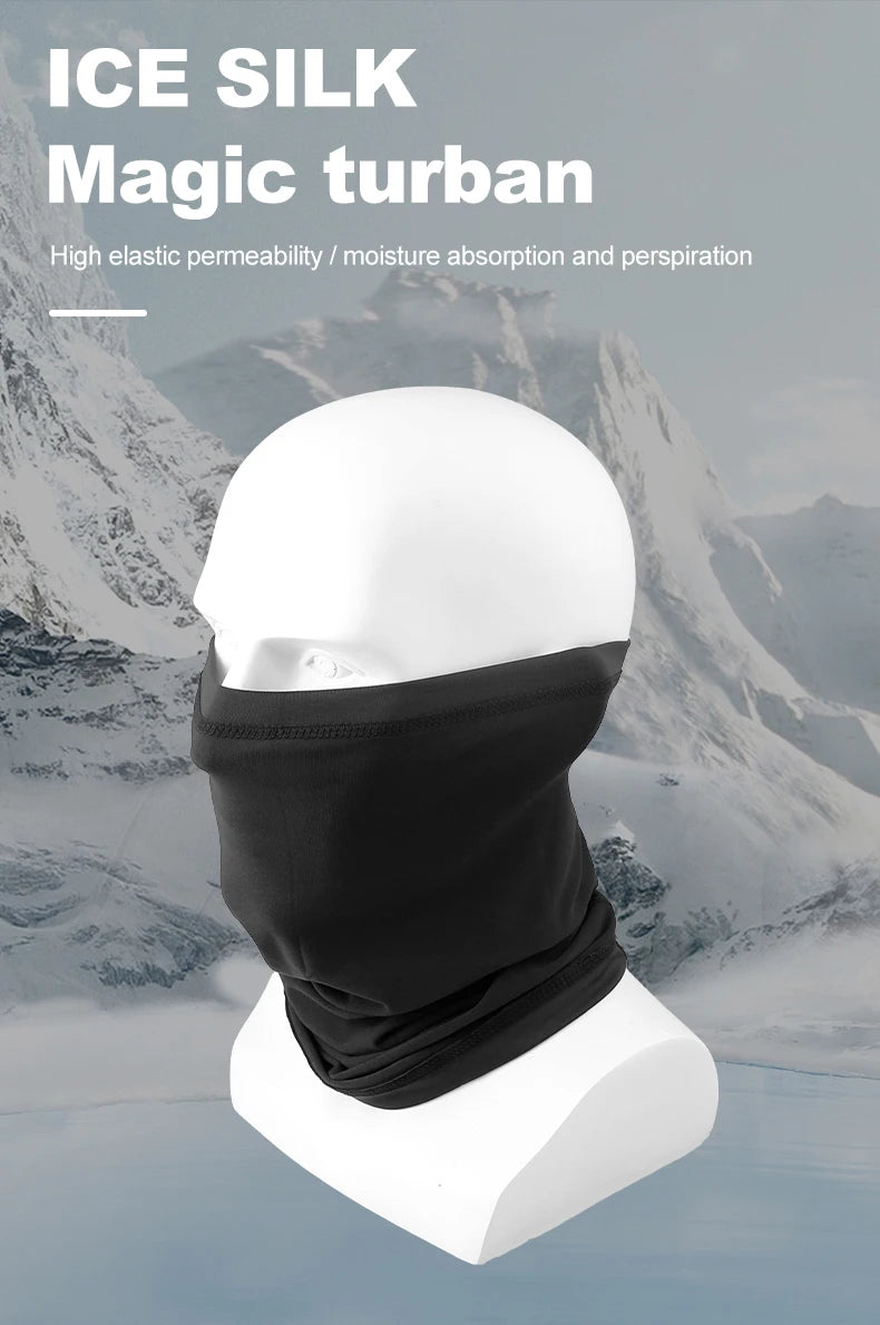 Cycling Face Mask Absorb Sweat Breathable Fishing Training Sport UV Face Scarf Neck Gaiter Summer Face Bandana