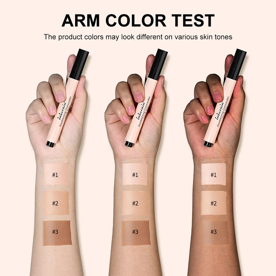 Awakening Concealer Click Pen Brighten， long-lasting ，Hight Coverage Hybrid ，Skincare and Concealer Pen  Makeup