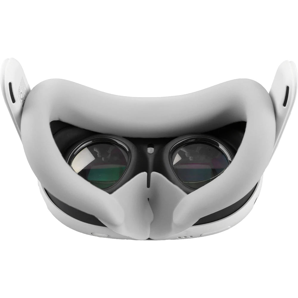 Silicone VR Face Mask For Meta Quest 3 Facial Interface Sweatproof Mask Face Cushion Lightproof Mask Face Cover VR Accessories