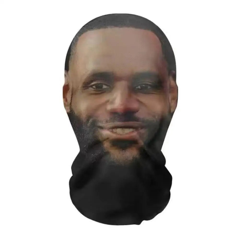 Full Face Mask Celebrity Ball-game Star Face Mask Simulation Kanye Shiesty Mesh Mask For Men Party Supplies Cosplay Props Novel