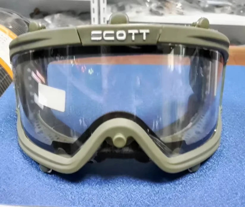 High Strength Paintball Face Mask or Airsoft Mask with Double Lens Goggle Outdoor Mask lenses