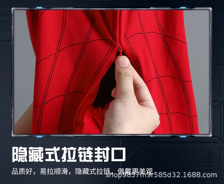 Spiderman Mascara Headgear Cosplay Moving Eyes Electronic Mask Spider Man Remote Control Elastic Toys For Adults Kids Gifts