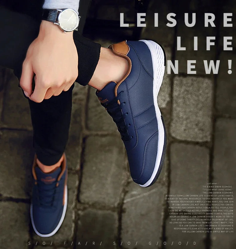 YRZL Men Shoes Sports Sneakers Shoes Non Slip Lightweight Lace Up Leisure Shoe Footwear Tennis Walking Men Shoes Masculino