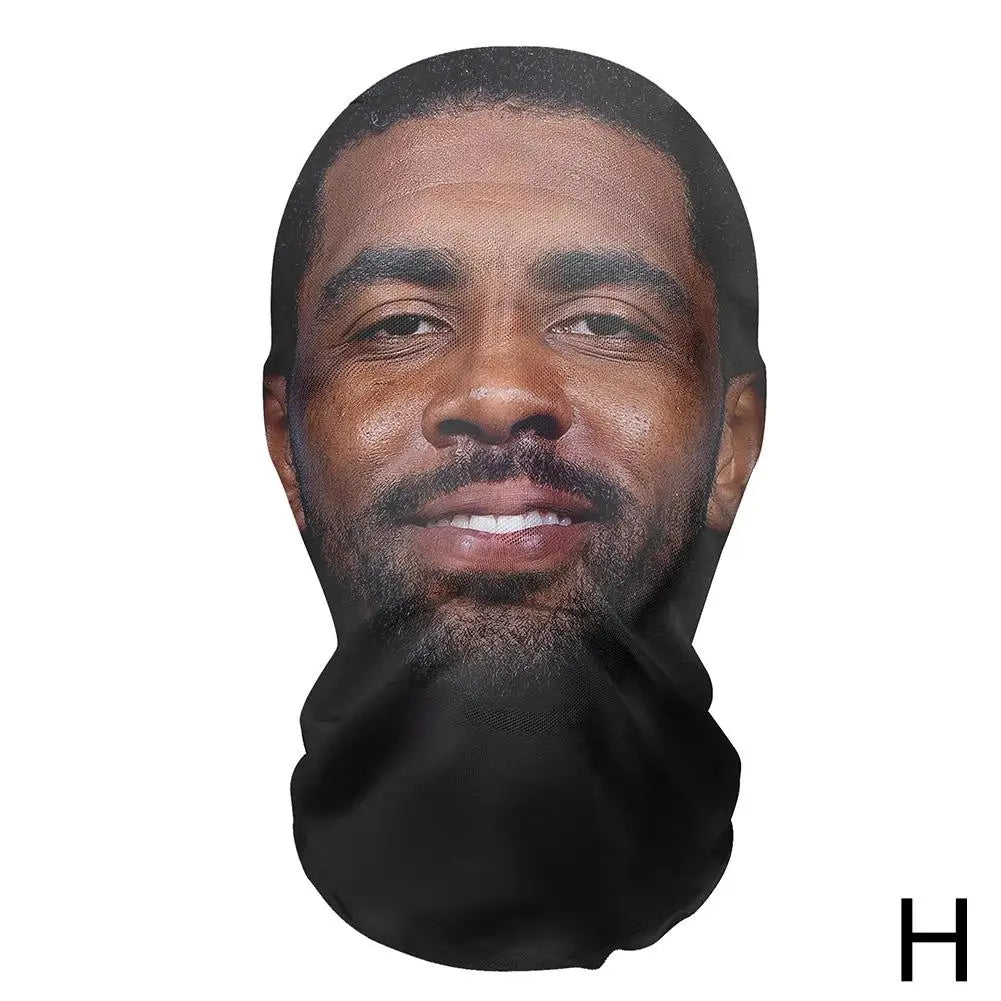 Full Face Mask Celebrity Ball-game Star Face Mask Simulation Kanye Shiesty Mesh Mask For Men Party Supplies Cosplay Props Novel