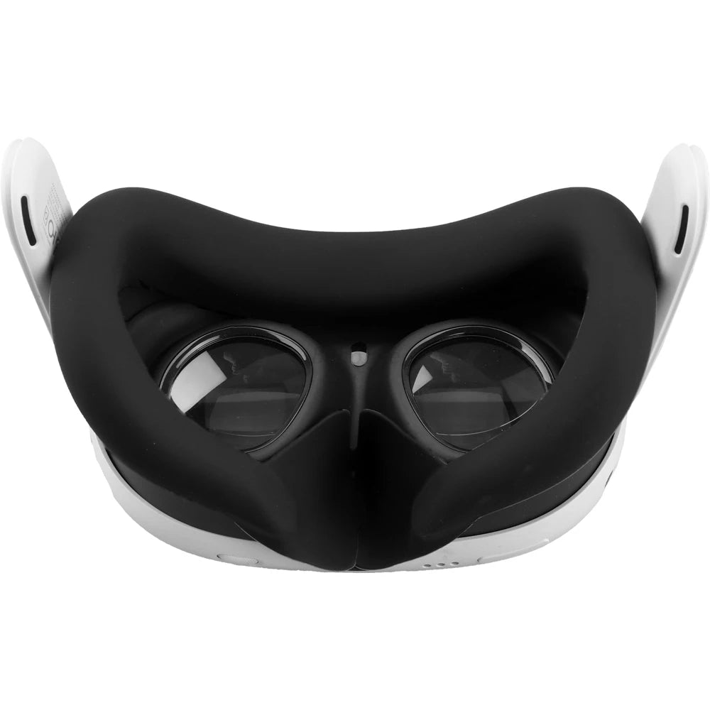 Silicone VR Face Mask For Meta Quest 3 Facial Interface Sweatproof Mask Face Cushion Lightproof Mask Face Cover VR Accessories
