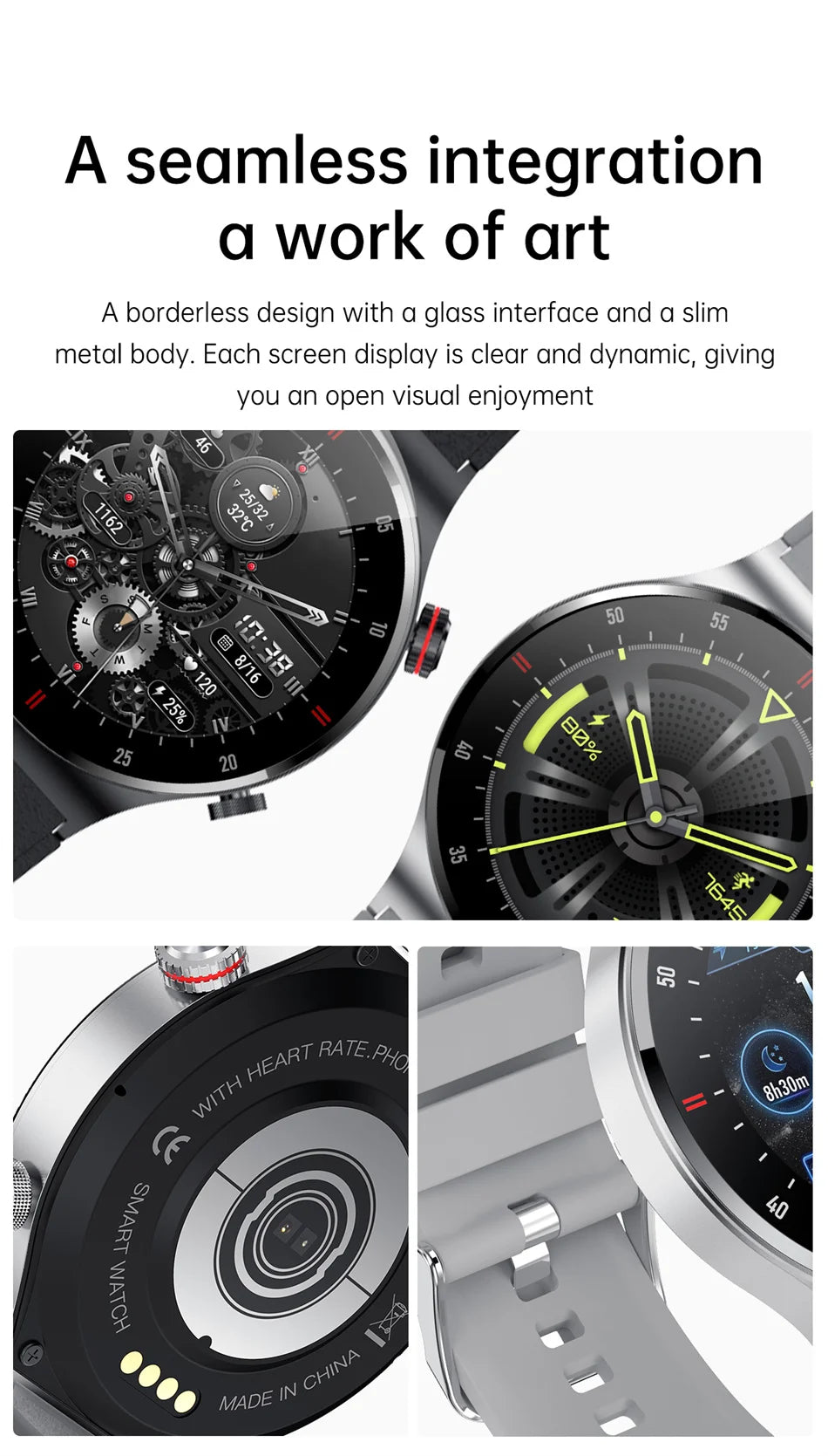 GPS Sports Smartwatch Men Health Monitoring With Heart Rate ECG + PPG 100+ Sports Modes NFC 2026 New Bluetooth Call Smart Watch