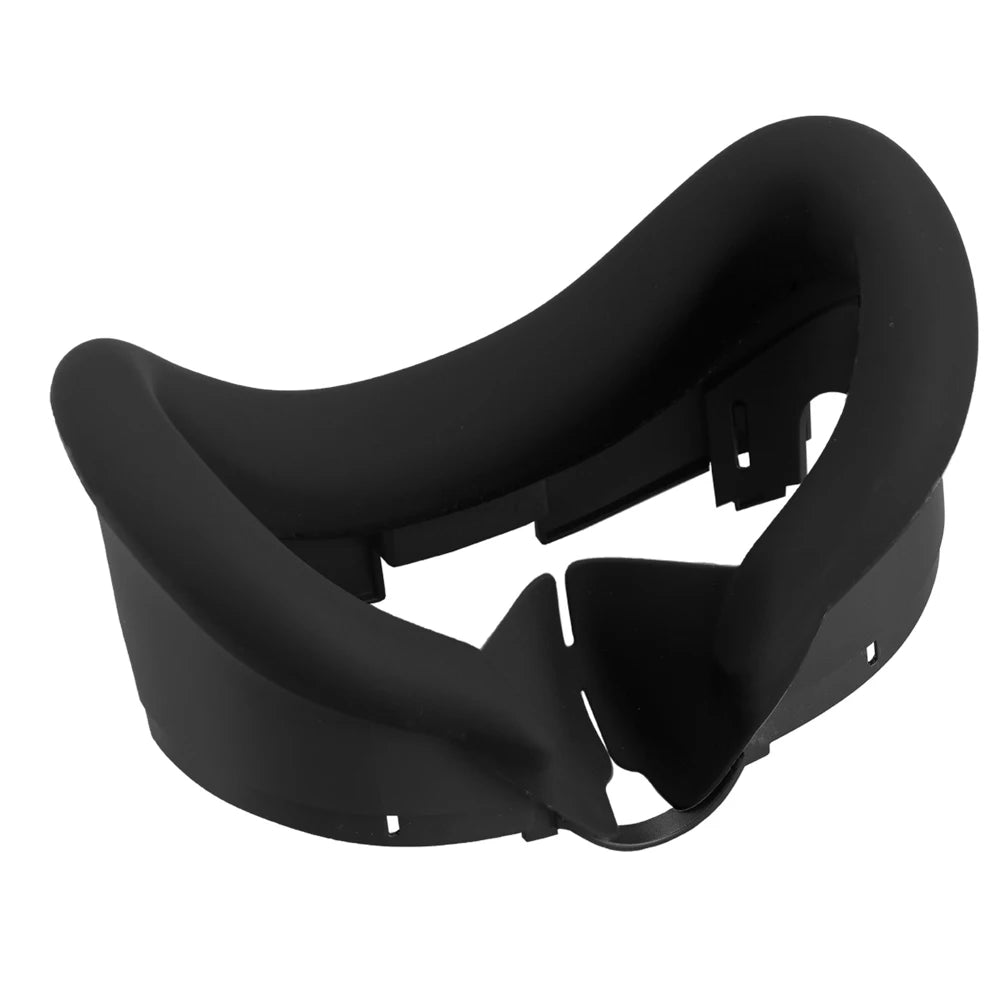 Silicone VR Face Mask For Meta Quest 3 Facial Interface Sweatproof Mask Face Cushion Lightproof Mask Face Cover VR Accessories