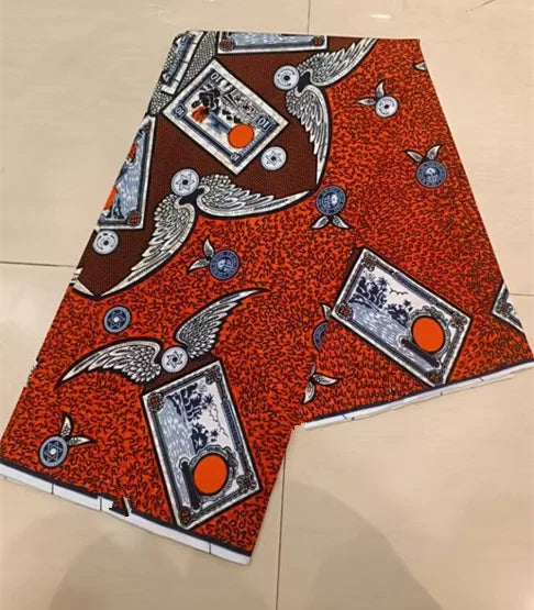 2024 NEW Original Wax High Quality Africain Print Wax Fabric Tissue Wax 100% Cotton 6 yards a pieces for women dress