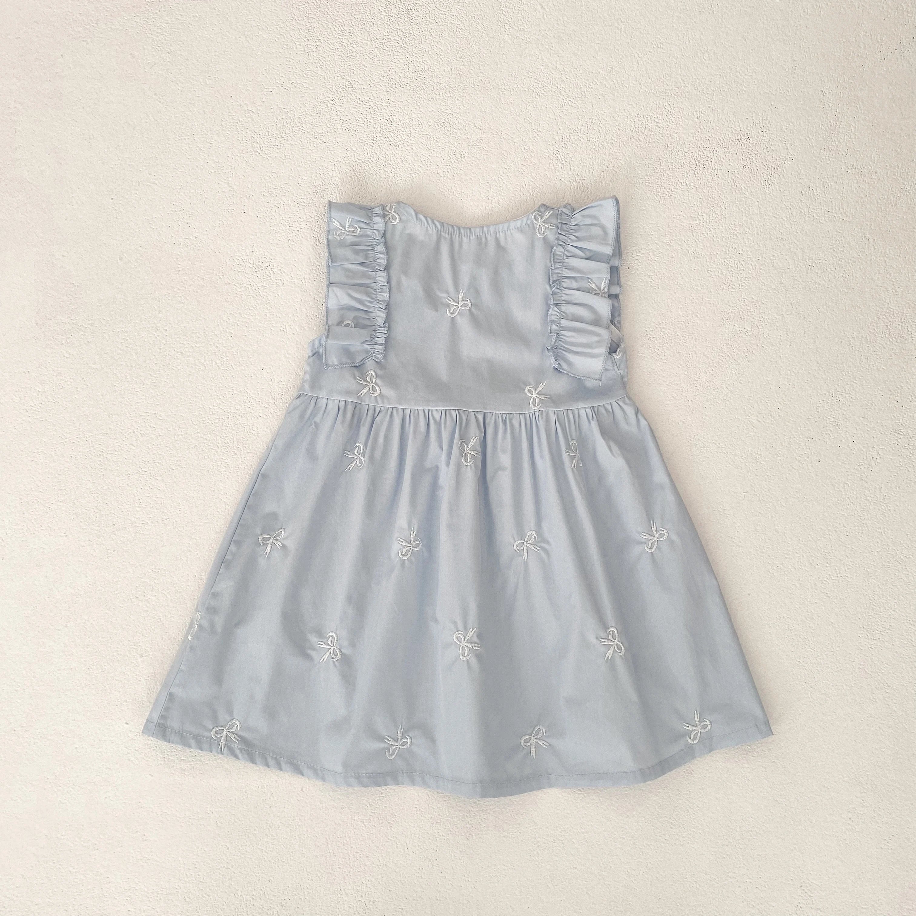 1-6Yrs Summer Girls Dress Baby Clothes Fashion Smocking Stitch Girls Dress Puff Sleeve Floral Cotton Baby Girls Princess Dresses