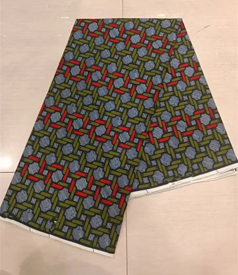 2024 NEW Original Wax High Quality Africain Print Wax Fabric Tissue Wax 100% Cotton 6 yards a pieces for women dress