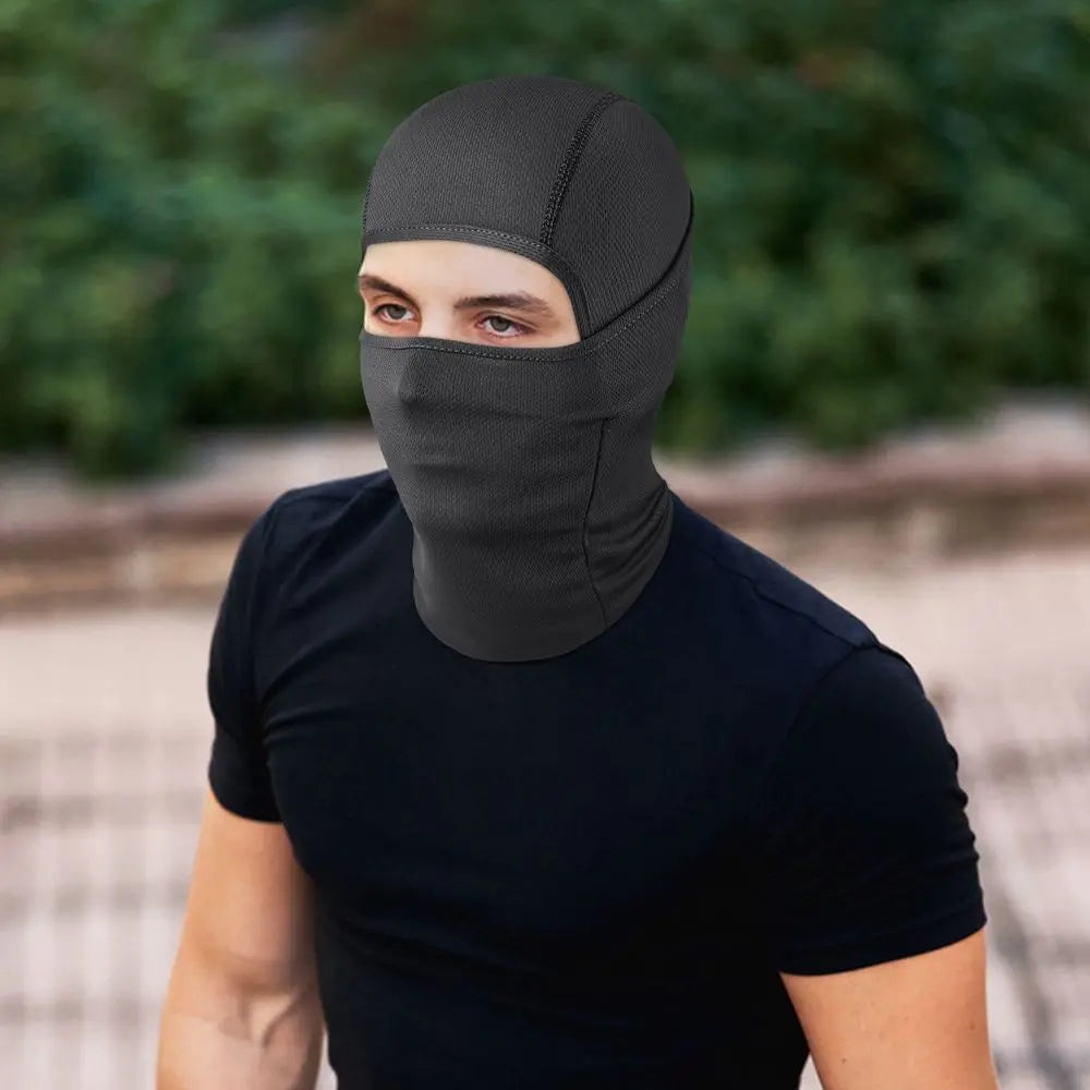 3PCS Breathable Balaclava Hoodie Quick-drying Cap Outdoor Sport Full Face Mask Hiking Camping Fishing Cycling Beanies Hat Summer