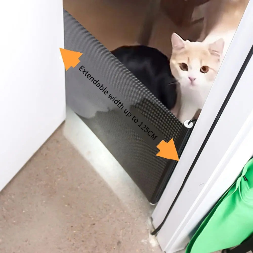Pet Accessories Guard Retractable Fence Gate Barrier Universal Pet Network Fence Folding Black Child Barrier Fences Stairs