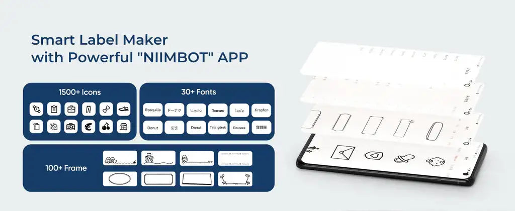 Niimbot B1 Portable Thermal Self-adhesive Labels Printer Mini Maker Pocket Printer Mobile Bluetooth Pocket Tag Price Machine NEW
