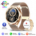2025 New Smart Watch 6 Men's Outdoor Sports 100+ Sport Modes IP68 Waterproof Watch AMOELD HD Screen Smartwatch Android IOS