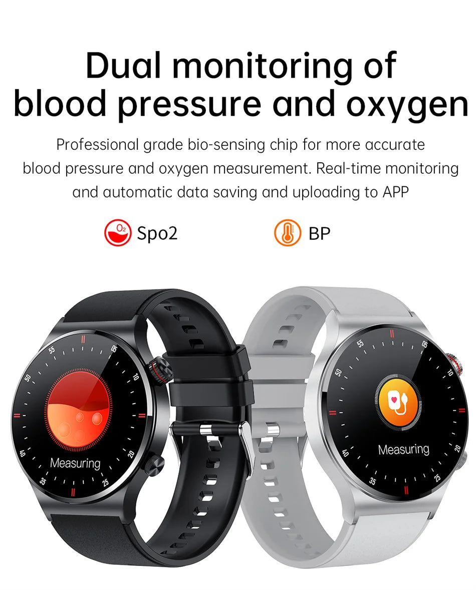GPS Sports Smartwatch Men Health Monitoring With Heart Rate ECG + PPG 100+ Sports Modes NFC 2026 New Bluetooth Call Smart Watch