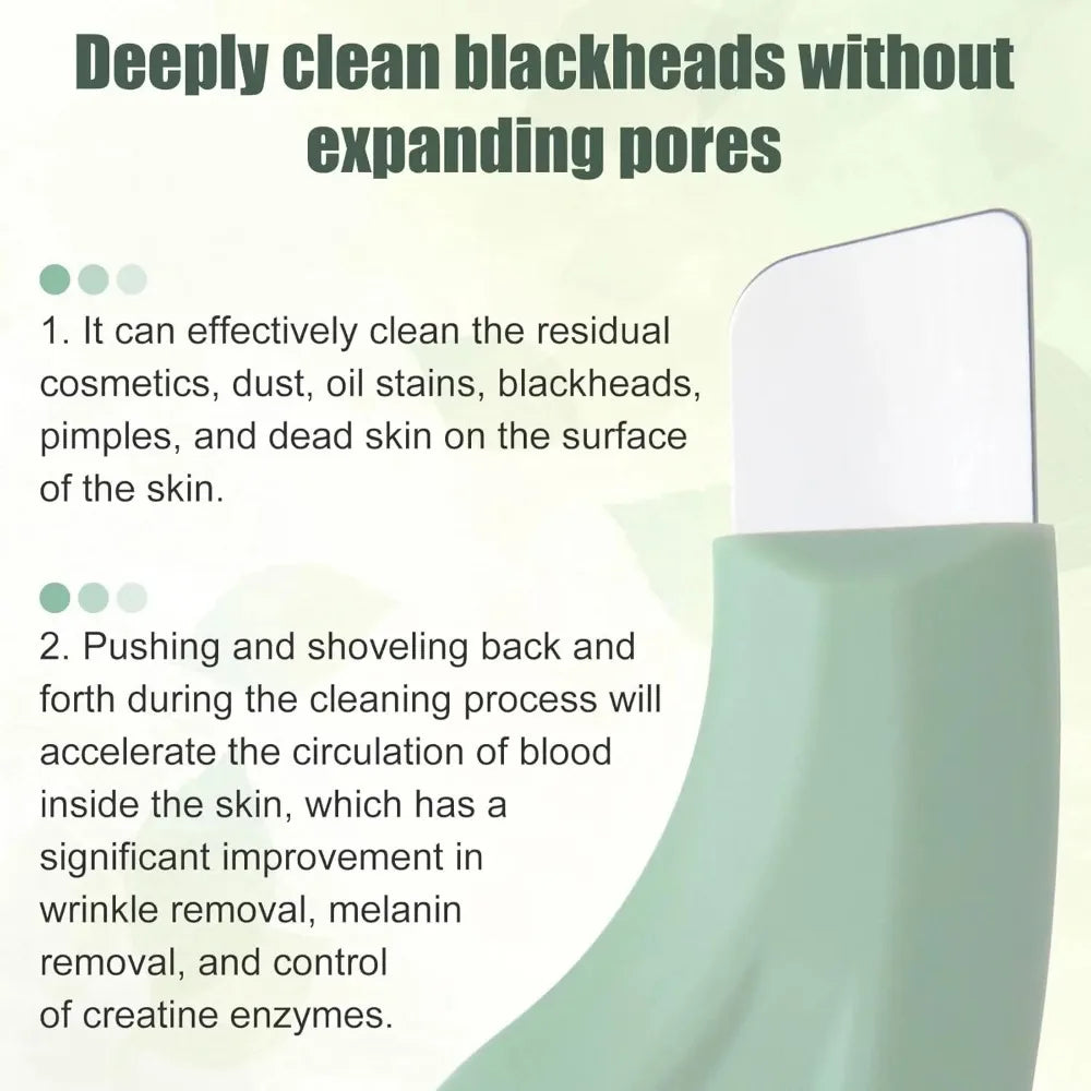 1Pcs Deep Clean Skin Spatula Professional Blackhead Remover Tool Face Scraper for Men and Women Facial Cleansing Beauty Tool