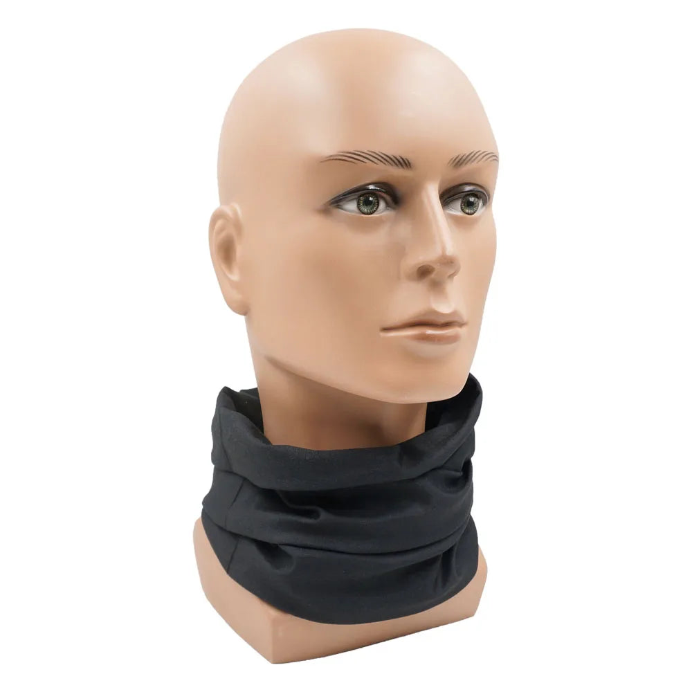 Dark Color Tube Neckchief Outdoor Sports Hair Neck Bandana Gaiter Black Grey Cycling Scarf Hiking Running Headband Men Face Mask
