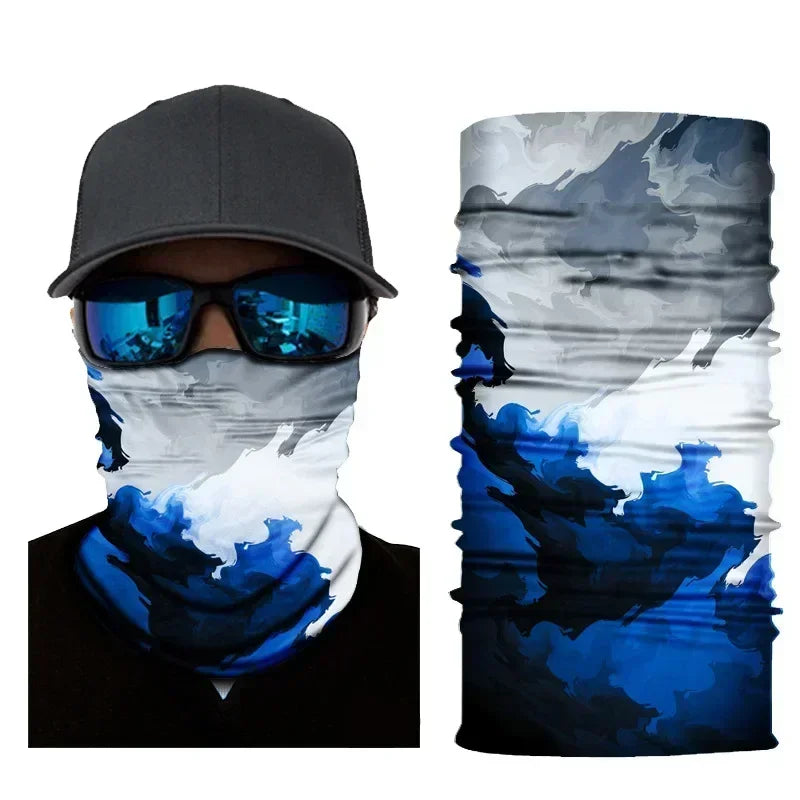 3D Fashion Cycling Face Mask Riding Scarf Breathable Seamless Neck Gaiter Women Bandana Headwear Headband Snood Ski Masks