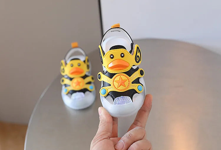 Sandals Kids Shoe Colorful Boys Girls with Light on Kids Sandals Soft Soled Casual Style Shoe Sneakers Kids сандалии для девочек