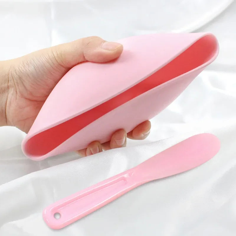 Face Mask Mixing Bowl Set Facial Skin Care Tools Kit Silicone Mask Brush Facial Applicator Spatula Measure Spoon Beauty Supplies