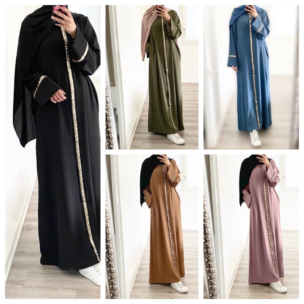 Eid Muslim Dress for Women Ramadan Jalabiya Party Long Dresses Abaya Long Robe Morocco Dubai Abayas Kaftan Islam Vestidos Largos