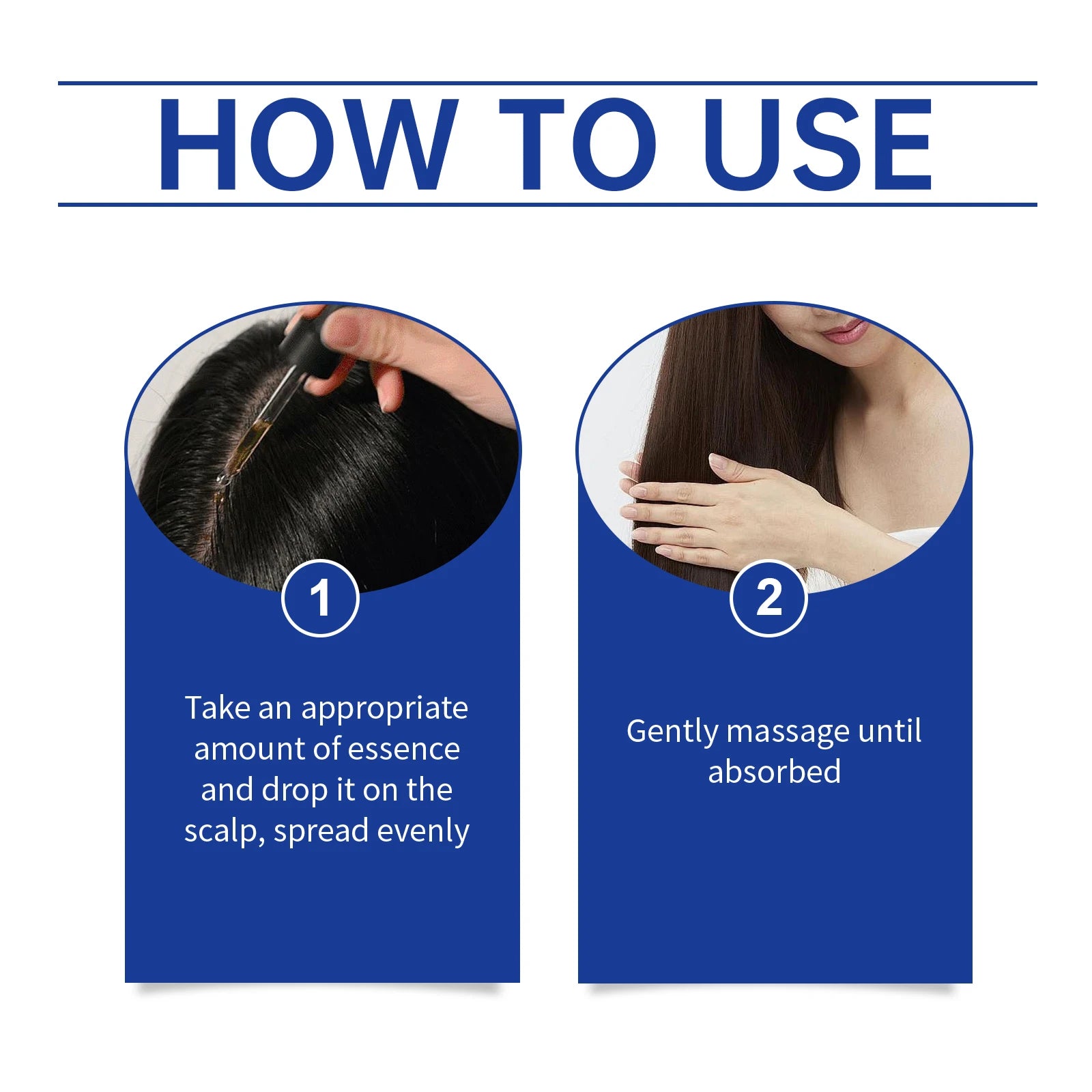 EELHOE Blue Copper Peptide Serum for Hair Growth Treatments for Damaged Hair Strengthening Products Prevent Hair Loss Essence