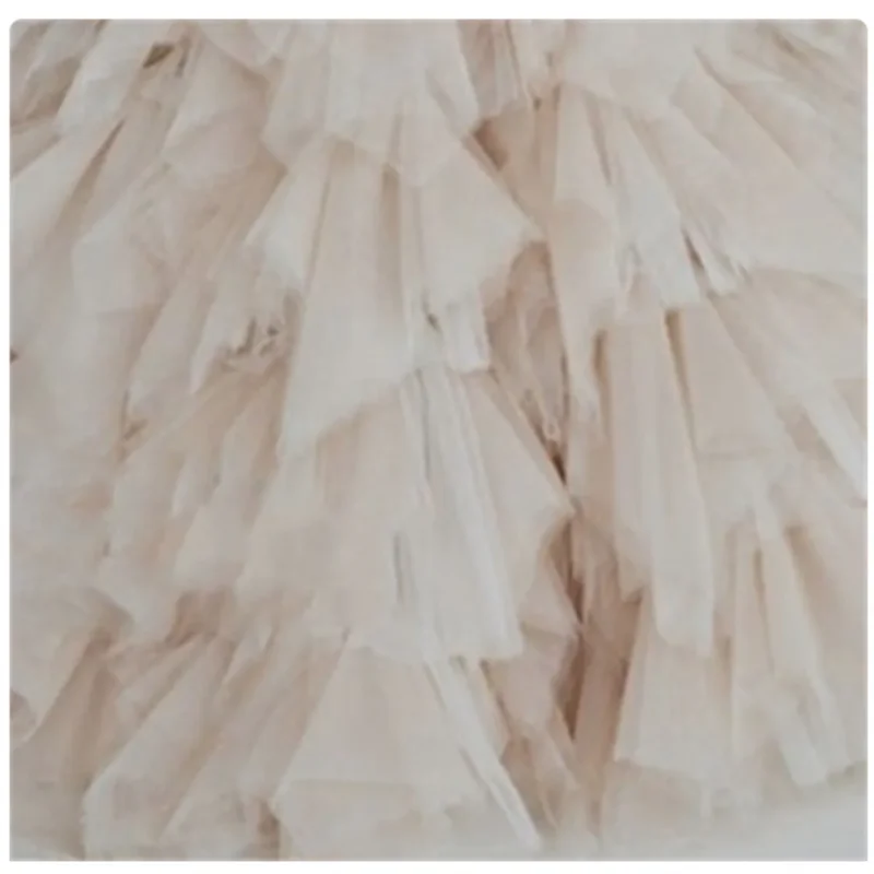 Flower Girl Dress Birthday Ball Gown Puffy For Wedding Tulle Appliques Beading Party Pageant First Communion Gown Gift