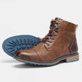 American Style Men Boots  Brand 2025 New Fashion Comfortable Ankle Boots Leather #613