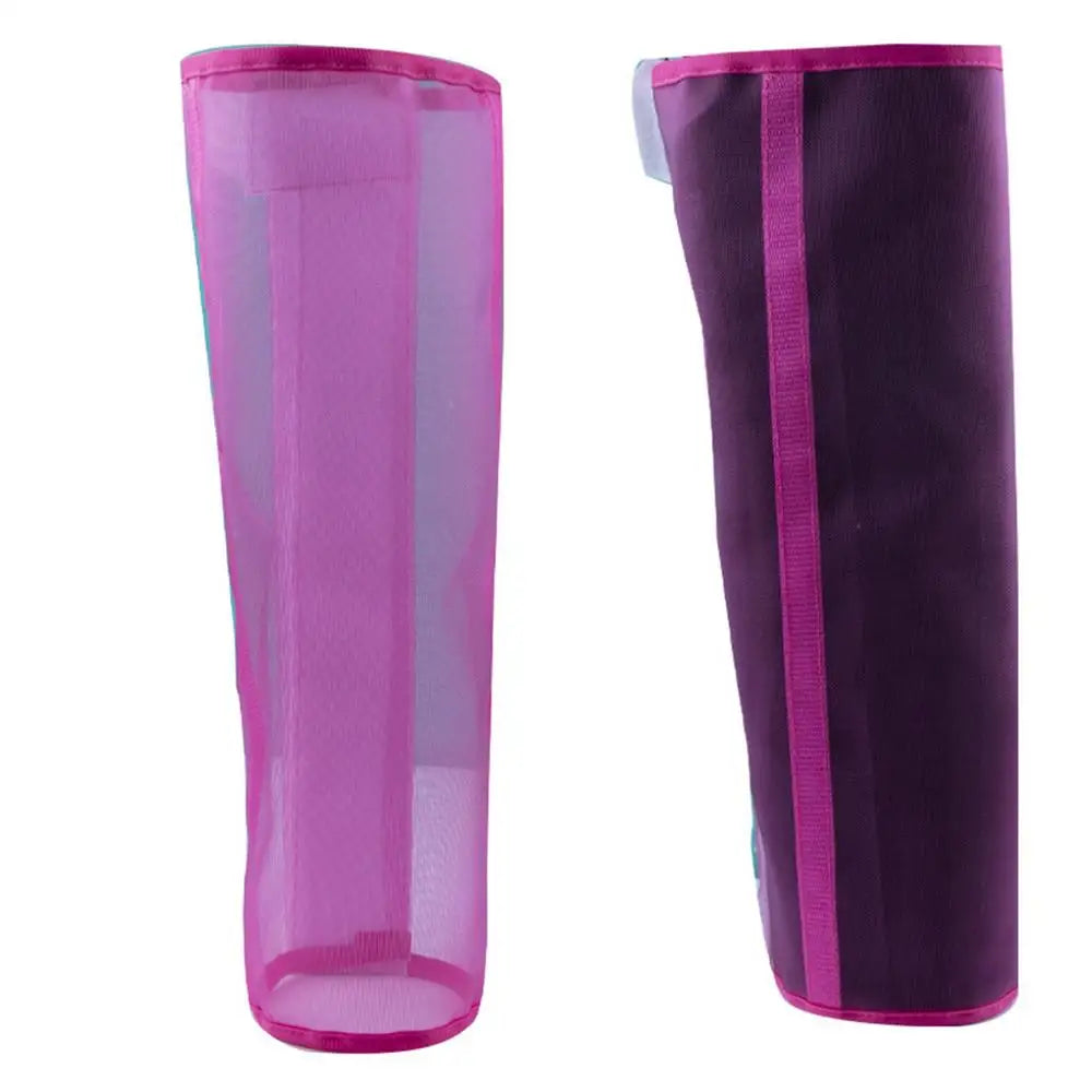 Horse Leg Guards 4 PCS Horse Leggins Reusable Fly Boots Fly Boots Horses Minimizes Leg Fatigue Reduces Stomping