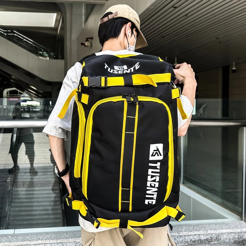 Patchwork Sport Gym Bag Womens Fitness Travel Backpacks Large Waterproof Shoe Pack for Man Sports Camping Basketball Laptop Bags