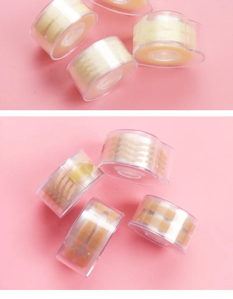 600 pcs Double Fold Eyelid Tape Sticker Invisible Lace Eyelash Extension Self-adhesive Under Eye Lashes Shadow Patch Beauty Tool