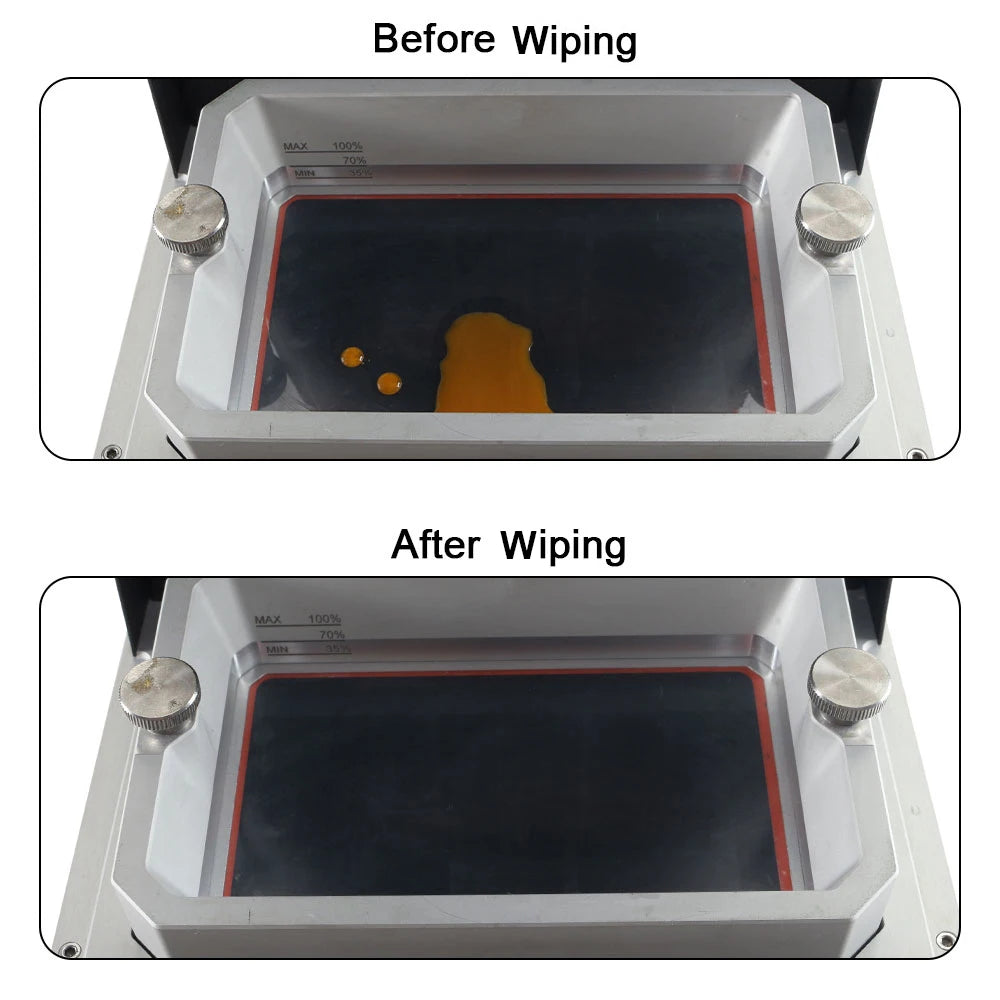 Light Curing Cleaning Cotton Wipes Cleaning Tool 100%Cotton Super Absorbent Lint Free for Anycubi Elego UV Resin 3D Printer Part