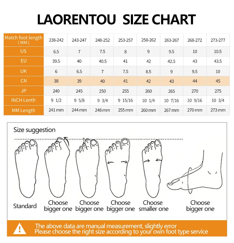 LAORENTOU genuine leather casual shoes, men's cowhide breathable soft sole, versatile business leather shoes