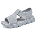 Summer 2026 Women's Breathable Sandals Thick Soled Casual Women's Shoes Half Slippers Mesh Flat Sandals Clearance Treatment