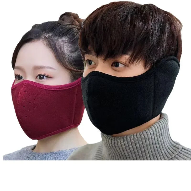 Bicycle Face Mask Outdoor Skiing and Cycling Thermal Windproof Ear Mask Motion Breathable Riding and Cold Proof Mask in Winter