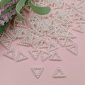 8-15mm 40pcs/pack Imitation Pearl Hollow Heart Star Flower Beads For Jewelry Making DIY Crafts Hairpin Material