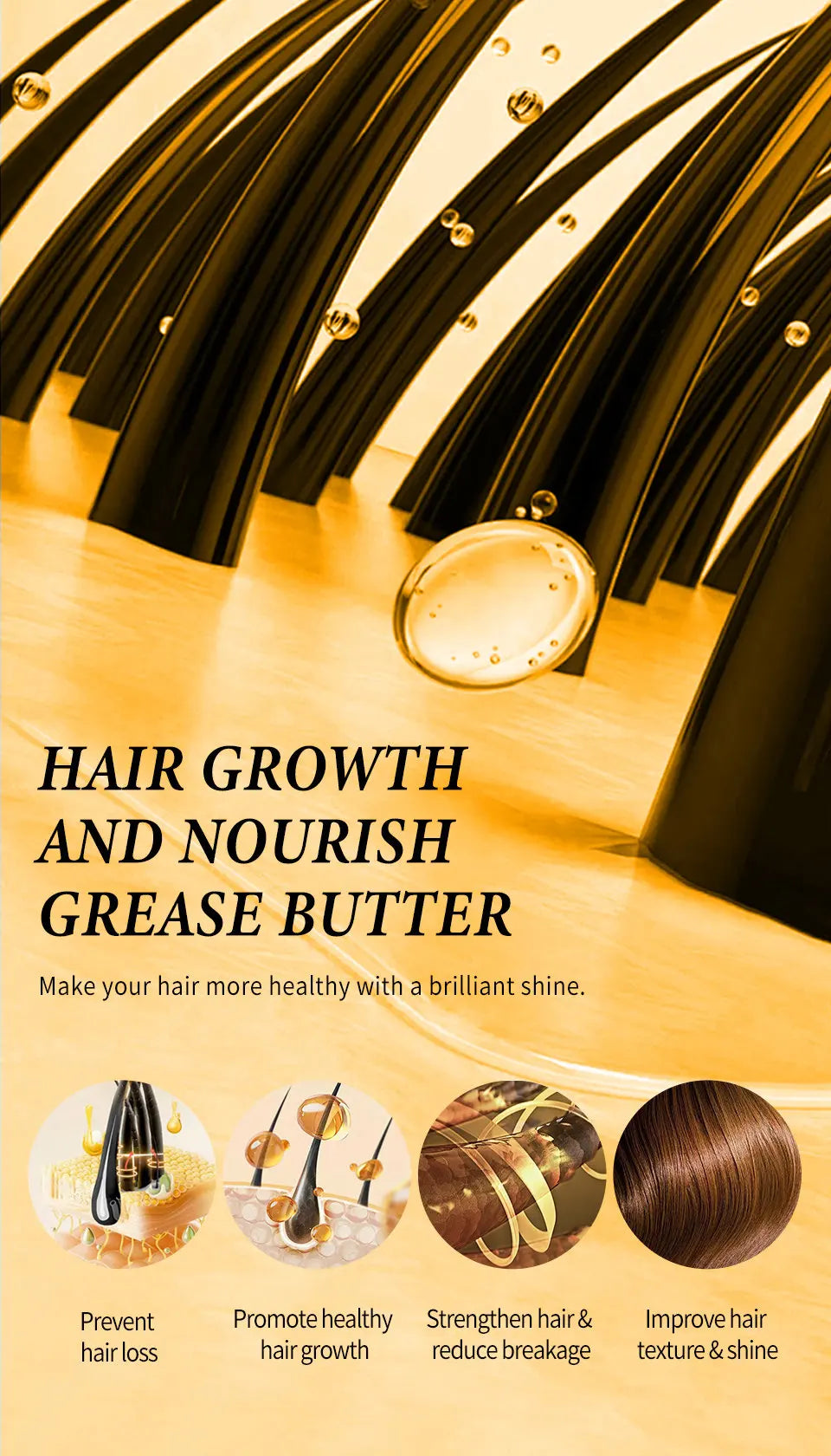LEWEDO Raw Batana Grease For Hair Growth 20g Anti Hair Loss Oil Deep Nourishes Repair Damaged Mask For Hair Growth Treatment