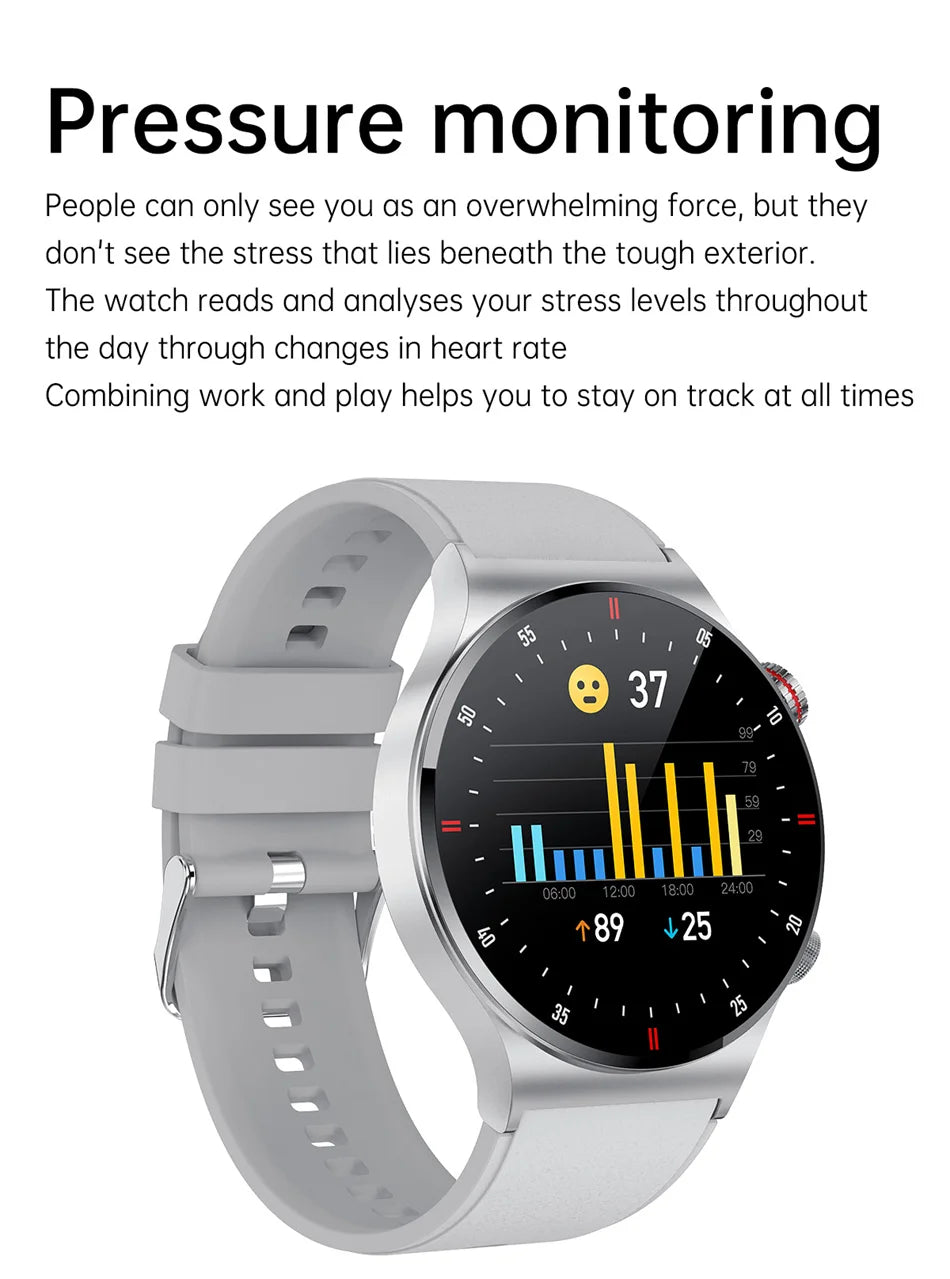 GPS Sports Smartwatch Men Health Monitoring With Heart Rate ECG + PPG 100+ Sports Modes NFC 2026 New Bluetooth Call Smart Watch