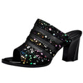Women Sandals Fashion Thick Heel Peep Toe Women's Shoes Mesh Breathable Sandals Ladies Plus Size Girls Summer Beach Sandals