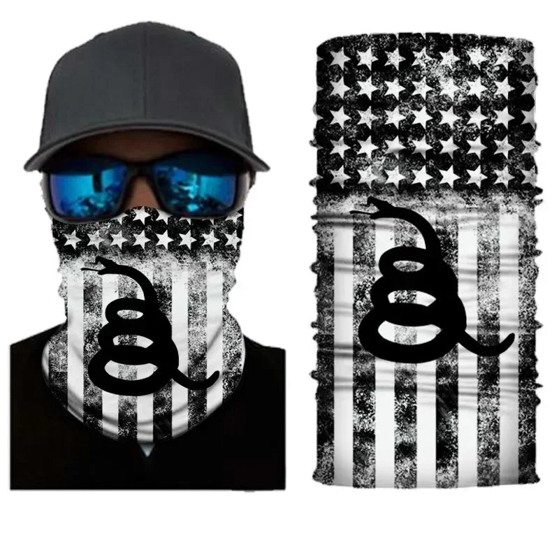3D Fashion Cycling Face Mask Riding Scarf Breathable Seamless Neck Gaiter Women Bandana Headwear Headband Snood Ski Masks