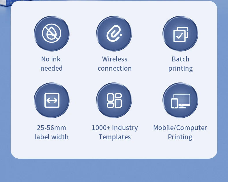 Niimbot B1 Portable Thermal Self-adhesive Labels Printer Mini Maker Pocket Printer Mobile Bluetooth Pocket Tag Price Machine NEW