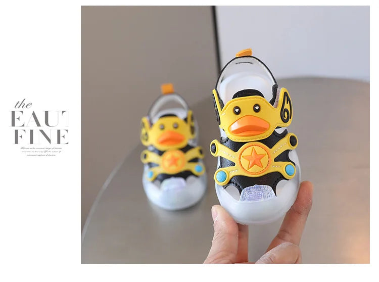 Sandals Kids Shoe Colorful Boys Girls with Light on Kids Sandals Soft Soled Casual Style Shoe Sneakers Kids сандалии для девочек