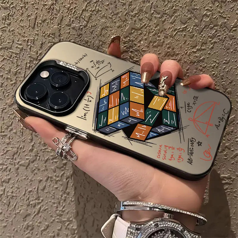 2024 NEW Cool Magic Cube Phone Case For iPhone 16 15 14 13 12 11 Pro Max XR XS MAX 7 8 Plus MINI Y2K  Boy Anti Fall Back Cover