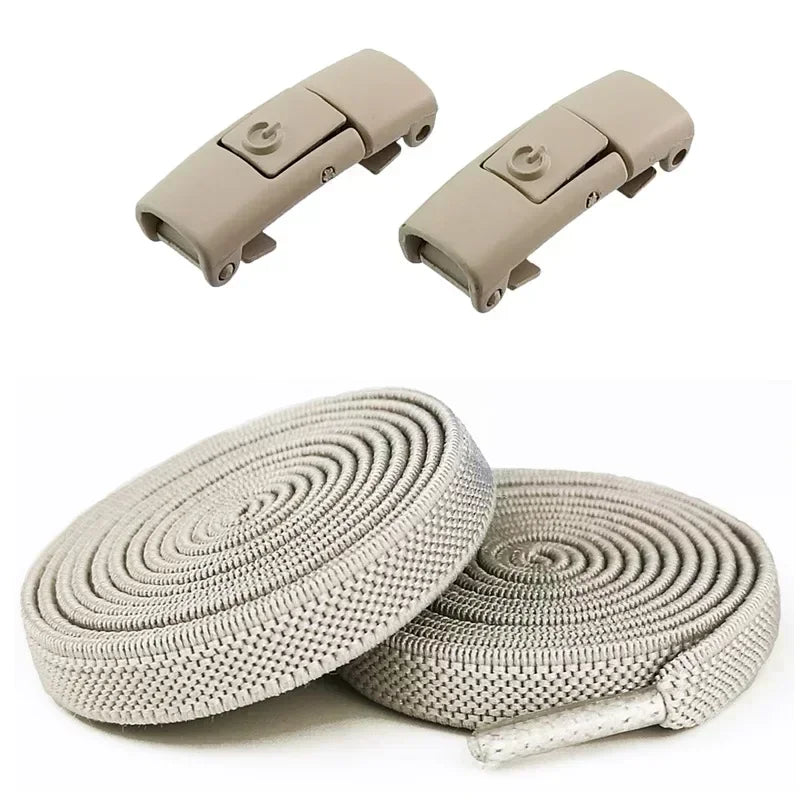 8MM No Tie Shoe Laces Press Lock Shoelaces Without Ties Elastic Laces Sneaker No Tie Shoelaces for Shoe Accessories Lacci Scarpe