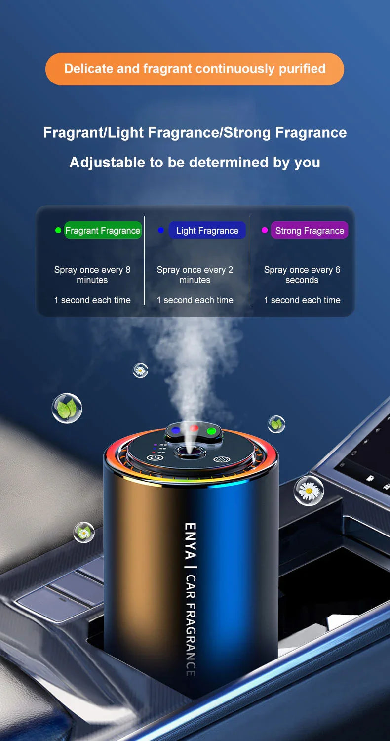 Car Air Freshener RGB Starry Sky Top 3 In 1 Multi-Function Aromatherapy LED Light USB Charger Essential Oil Diffuser Accessories